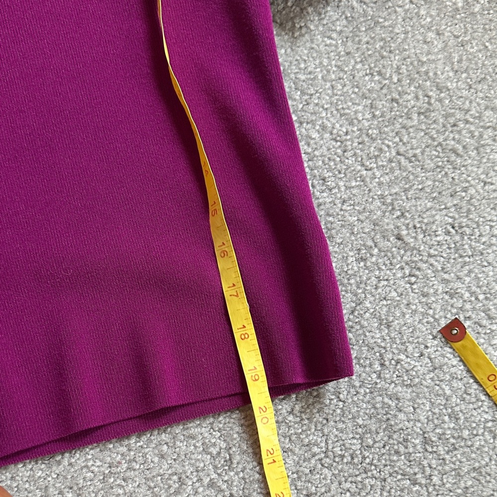 Express Fuchsia Puff Sleeve Blouse - Picture 8 of 8